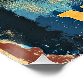 Montana Vintage Travel Poster (Ecke)