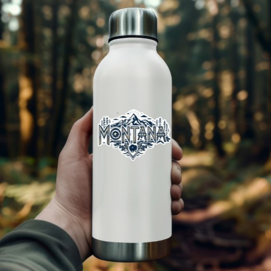 Montana Vinyl Sticker | Big Sky Country Mountain