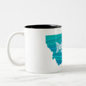 Montana Wave Fishing Zweifarbige Tasse (Links)