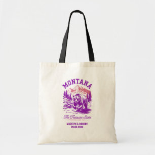 Montana Wedding Welcome Bag, Staat Liebe Tragetasche