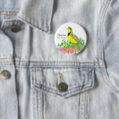 Montana Western Meadowlark Staat Bird Button (Beispiel)