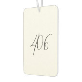 Montana White mit Black Area Code Air Freshener Autolufterfrischer (Links)