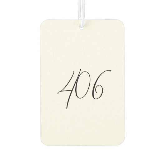 Montana White mit Black Area Code Air Freshener Autolufterfrischer (Rückseite)