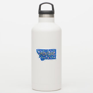 Montana Wildblume Aufkleber