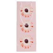 Montana-Wildblumen in rosa Geschenktüte Für Weinflaschen (Rückseite)