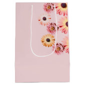 Montana-Wildblumen in rosa Mittlere Geschenktüte (Rückseite)