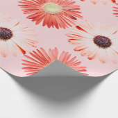 Montana-Wildblumen in rosa Wrapping Paper Geschenkpapier (Ecke)