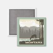 Montana | Willkommen im Big Sky Country Magnet (Vorderseite/Rückseite)