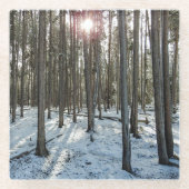 Montana Winterglas-Untersetzer Glasuntersetzer (Vorderseite)
