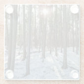 Montana Winterglas-Untersetzer Glasuntersetzer (Rückseite)