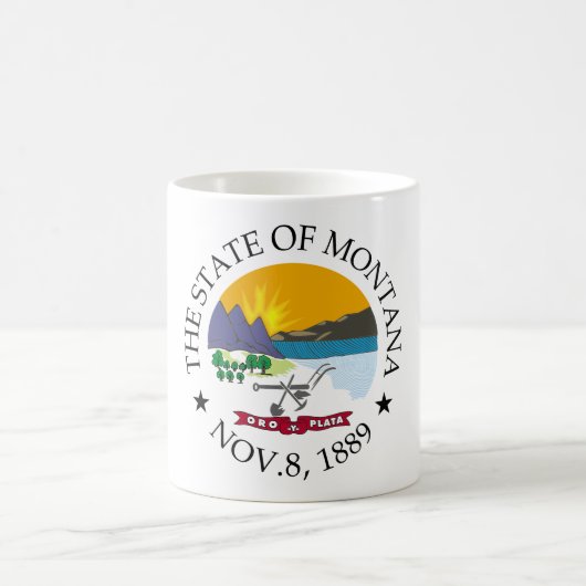 Montana-Zeichen Kaffeetasse (Mittel)
