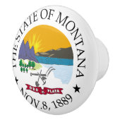 Montana-Zeichen Keramikknauf (Rechts)