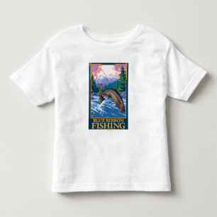 MontanaBlue Band-Fliegen-Fischen Kleinkind T-shirt