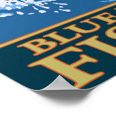 MontanaBlue Ribbon Fischen Poster (Ecke)