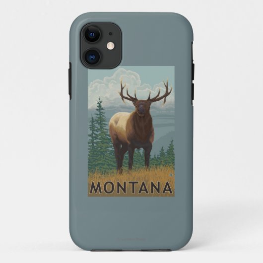 MontanaElk Szene Case-Mate iPhone Hülle (Rückseite)