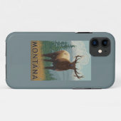 MontanaElk Szene Case-Mate iPhone Hülle (Rückseite (Horizontal))