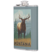 MontanaElk Szene Flachmann (Links)