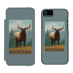 MontanaElk Szene Incipio Watson™ iPhone 5 Geldbörsen Hülle
