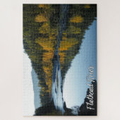 Montanaflachkopffluß in den Fall-Gebirgsbäumen Puzzle (Vertikal)