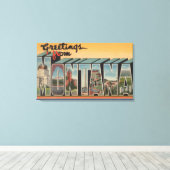 MontanaGroße BuchstabenszenenMontana Leinwanddruck (Insitu (Holzboden))