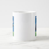 MontanaMoose Vintage Reiseplan Jumbo-Tasse (Vorderseite)