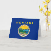 Montanan Flag & Emblem, Flag of Montana Karte (Gelbe Blume)