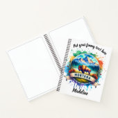 Montanas Schönheit und Wildnis in Aquarellen Notizblock (Innenseite)