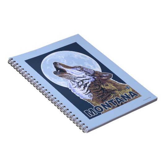 MontanaWolf Howling Notizblock (Rechte Seite)