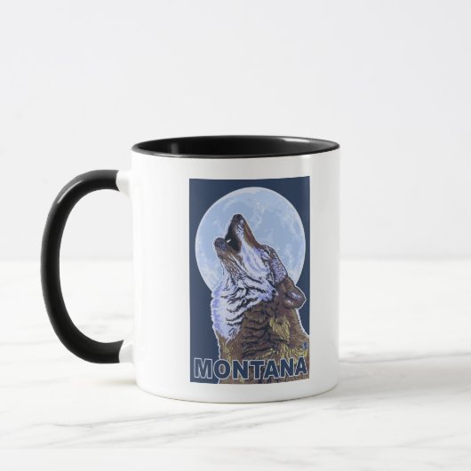 MontanaWolf Howling Tasse (Links)