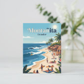 Montañita Ecuador Postkarte (Stehend Vorderseite)