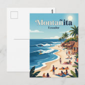 Montañita Ecuador Postkarte (Vorne/Hinten)