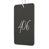 Montanschwarz mit Code für den weißen Bereich Autolufterfrischer (Links)