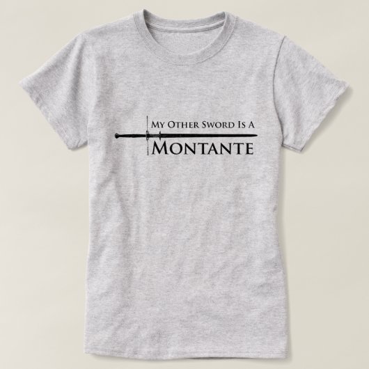 Montante: Die andere Klinge T-Shirt (Design vorne)