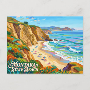 Montara State Beach Kalifornien Postkarte