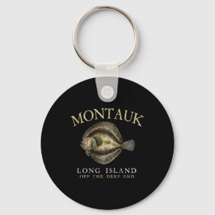 Montauk aus der Hochwasserflutkatastrophe am Ende  Schlüsselanhänger