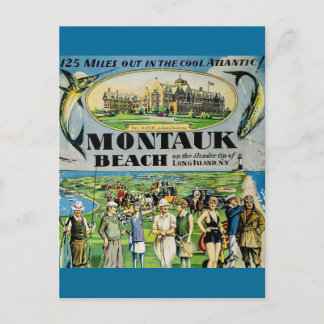 Montauk Beach Long Island Postcard Postkarte