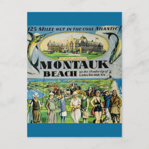 Montauk Beach Long Island Postkarte
