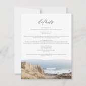 MONTAUK BEACH New York Ocean Details Beilage Karte (Vorderseite)