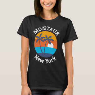 Montauk Beach New York Sommer Urlaub Souvenir T-Shirt