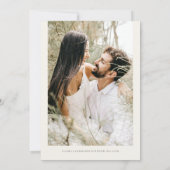 MONTAUK Beach New York Watercolor Wedding Invitati Einladung (Rückseite)