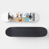 Montauk BeverageWorks Longboard Deck Skateboard (Horizontal)