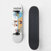 Montauk BeverageWorks Longboard Deck Skateboard (Vorderseite)