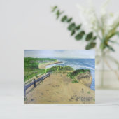 Montauk Cliffs Postkarte (Stehend Vorderseite)