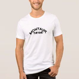 Montauk Das Ende Long Island Strandtag Hamptons Tri-Blend Shirt