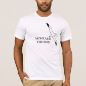 Montauk das Ende - Seemöwe grundlegend T-Shirt (Vorderseite)