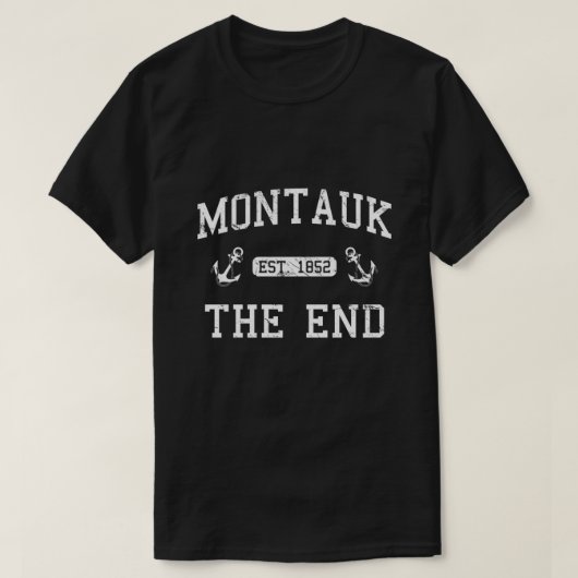 Montauk gegründet 1852 T-Shirt (Design vorne)