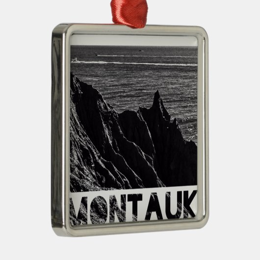 montauk Grafik Ornament Aus Metall (Rechts)