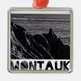 montauk Grafik Ornament Aus Metall