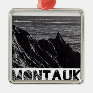 montauk Grafik Ornament Aus Metall