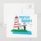 Montauk Groom Geschenke Postkarte (Vorne/Hinten)